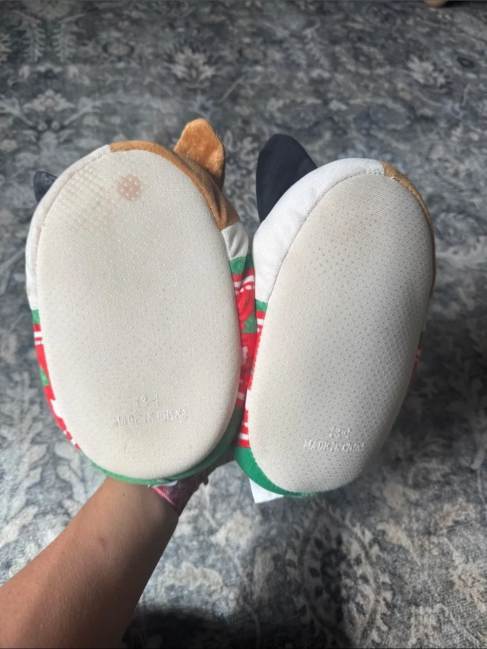 Squishmallows Cat Holiday Slippers